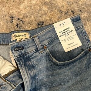 Madewell Women's Flare Wide-Leg Jeans - Light Blue